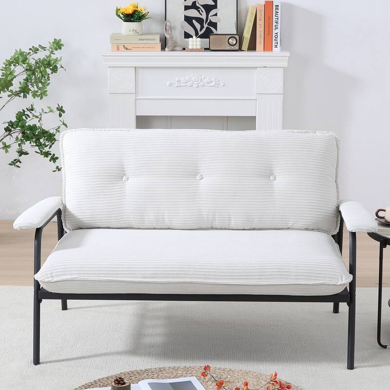 The 53-Inch Sofa Offers A Spacious Layout In The Small Apartment