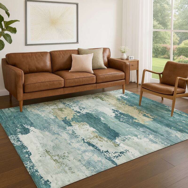 Machine Washable Indoor/ Outdoor Chantille Rug