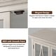 preview thumbnail 43 of 45, COSIEST Solid Wood Buffet and Sideboard Storage Cabinet