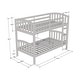 preview thumbnail 6 of 8, Meble Furniture Noah Bunk Bed (79"W x 62"H) - Modern Kids Twin Over Twin