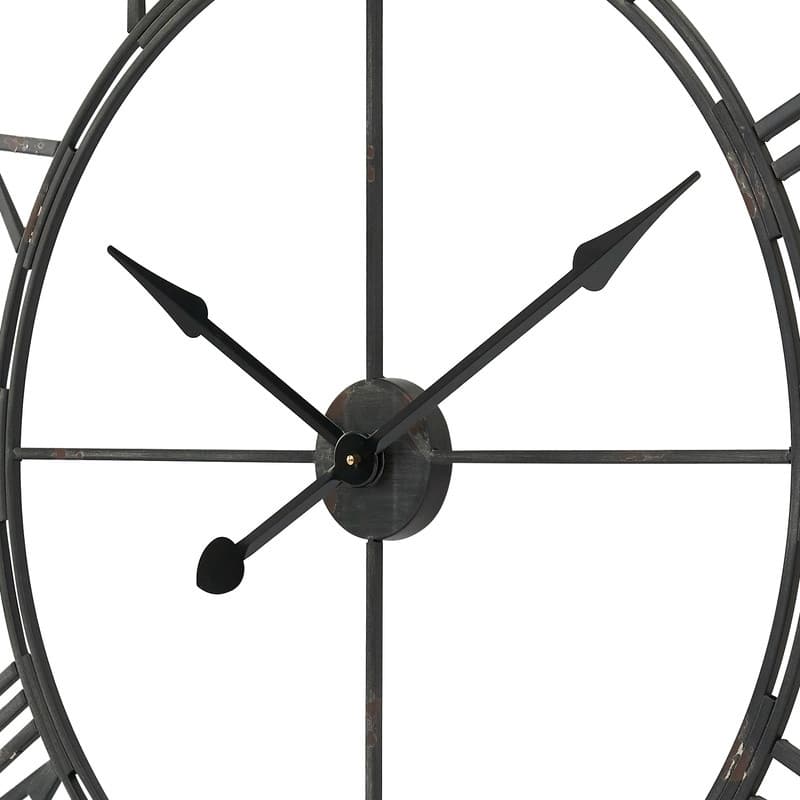 UTOPIA ALLEY Oversized Roman Round Wall Clock - Large Wall Clock, Roman Numeral Wall Clock, Decorative Wall Clock 43.5"D