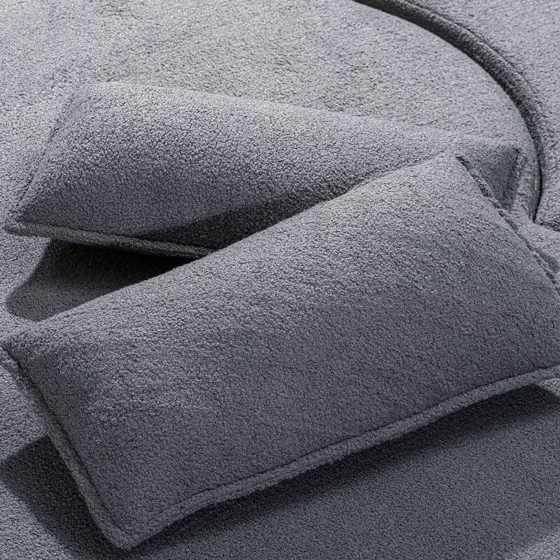 Folding sofa bed, floor to ceiling sofa, corduroy fabric double sofa, suitable for living rooms, guests, offices, apartments