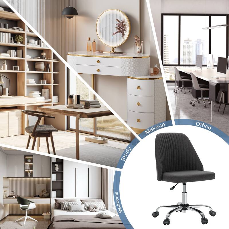 Adjustable Height Swivel Chair for Home Office