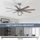 preview thumbnail 5 of 42, 52/66-In Farmhouse Style Industrial Windmill Large Ceiling Fan with Light and Remote