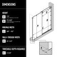 preview thumbnail 2 of 5, VIGO Elan Frameless Sliding Shower Door