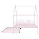 preview thumbnail 41 of 81, Metal house bed with trundle