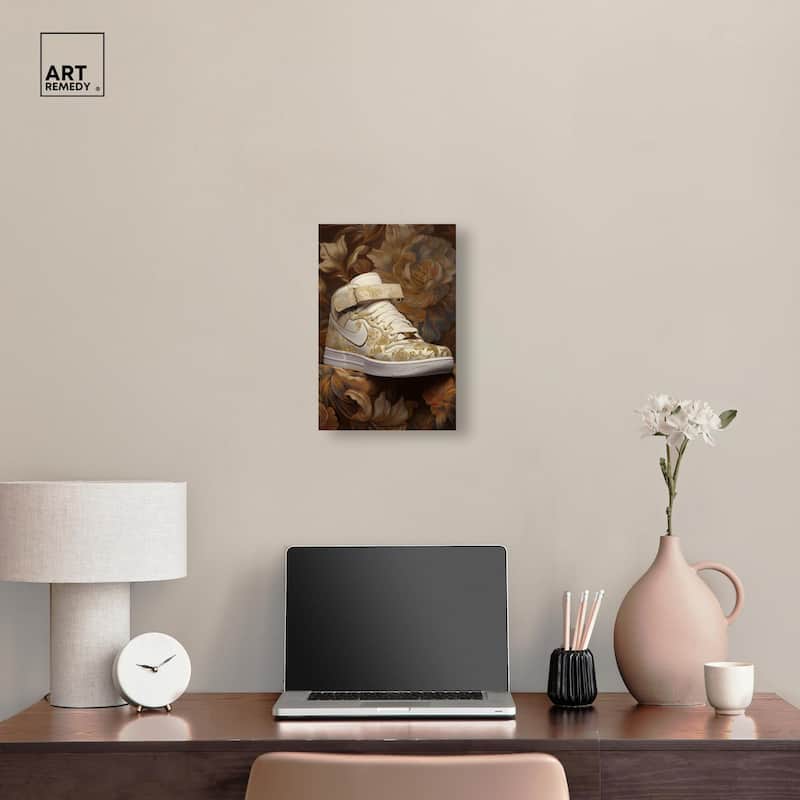 Baroque Sneaker Canvas by Art Remedy, Gallery Wrapped