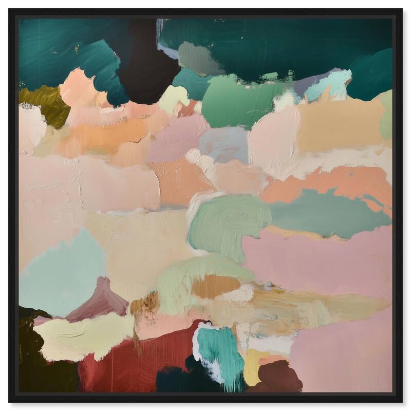 Brushed Beauty III Canvas by Art Remedy - Black - 40" x 40"