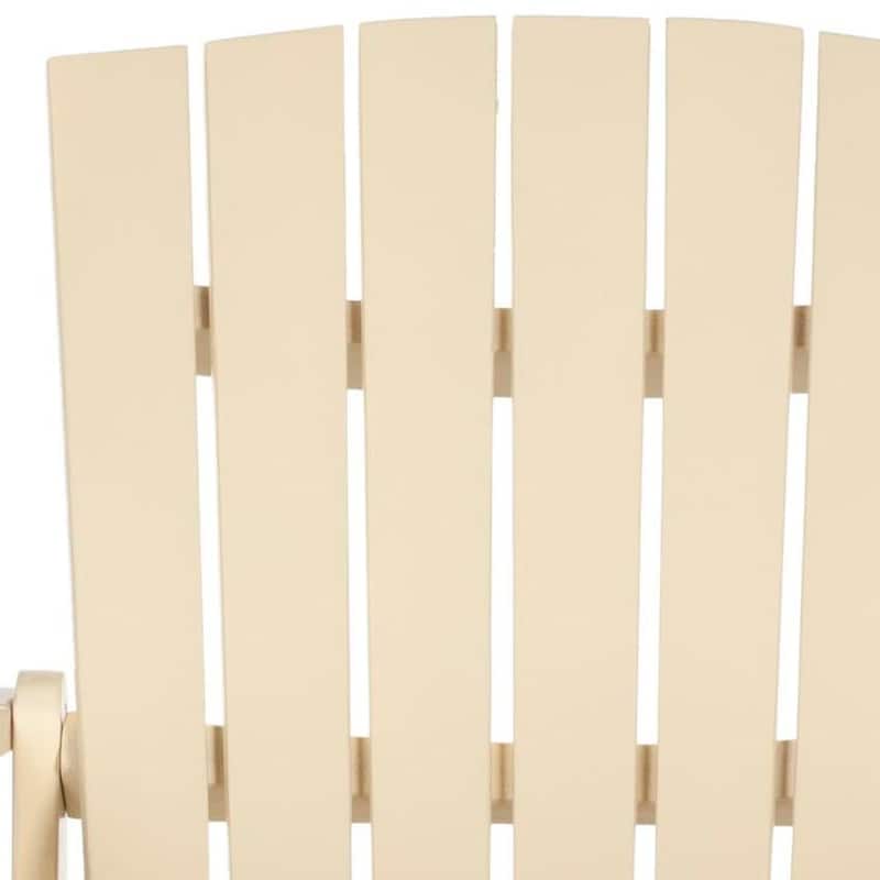 SAFAVIEH Outdoor Aire Adirondack Acacia Wood Chair - 34W x 33D x 37H