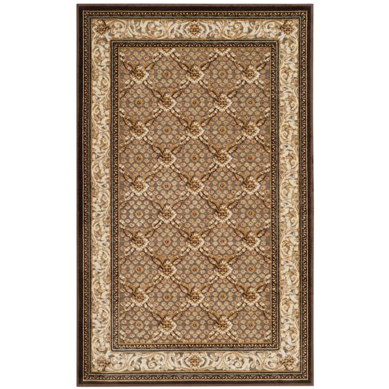 SAFAVIEH Paradise Vidaga Modern Viscose Rug - 2'7" x 4' - Dark Brown - Rectangle