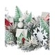 preview thumbnail 2 of 2, Snowy Cottage 60in Mantel Swag Pre-Lit with 70 LED Fairy Lights B/O