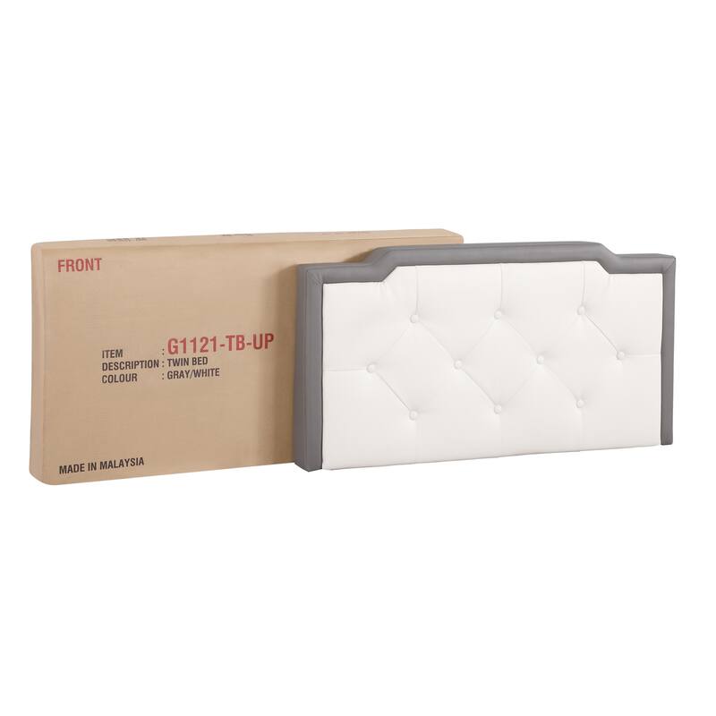 White Full Bed with Sleek Transitional Frame, Crisp Finish and Durable Construction for Comfortable Bedroom Décor