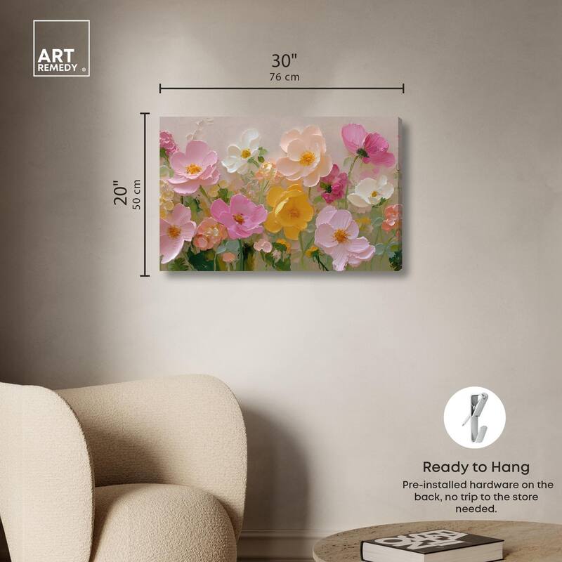 Expressed in Petals II Canvas by Art Remedy, Gallery Wrapped