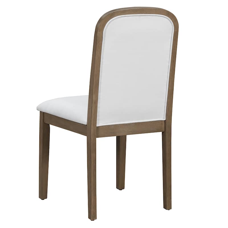 Vintage Style Dining Chair Set with 4 Upholstered Chairs for Dining Room and Living Room
