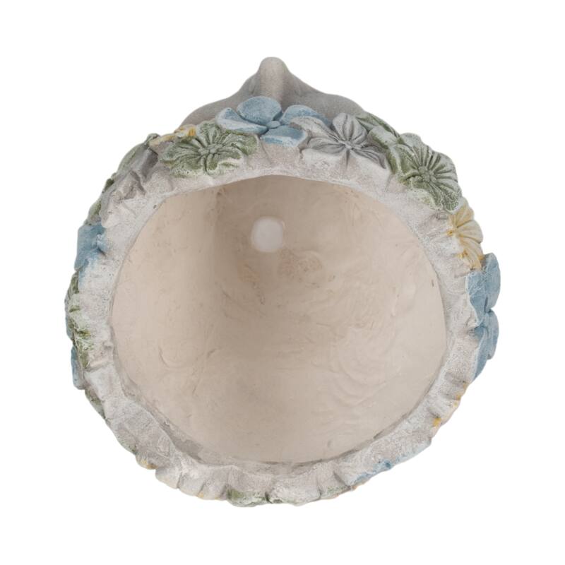 Sagebrook Home Polyresin Face Planter - Enrich Your Space With Greenery