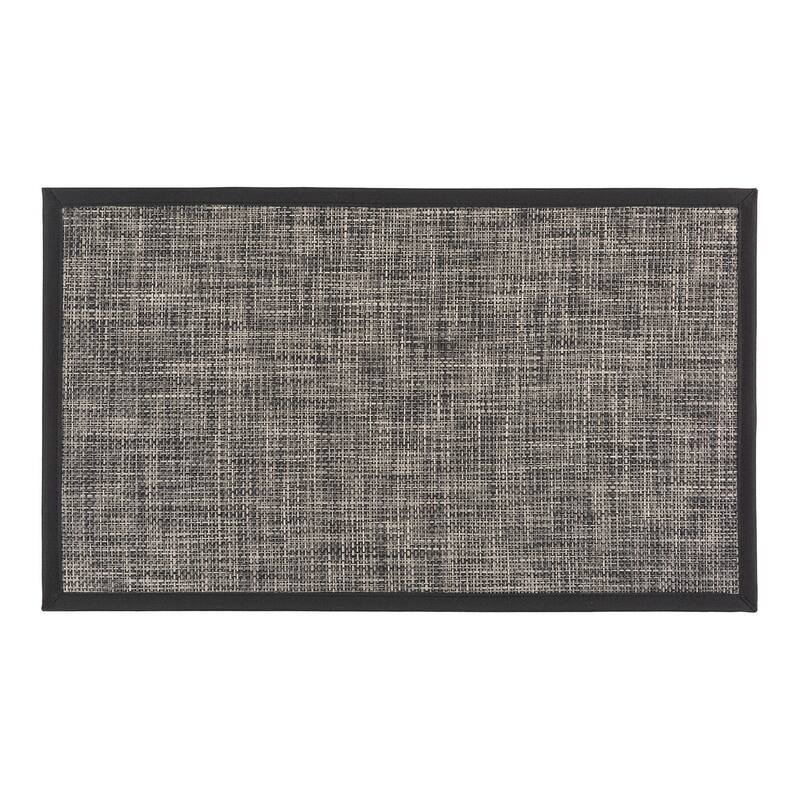 World Rug Gallery Basketweave Textline Anti-Fatigue Standing Mat