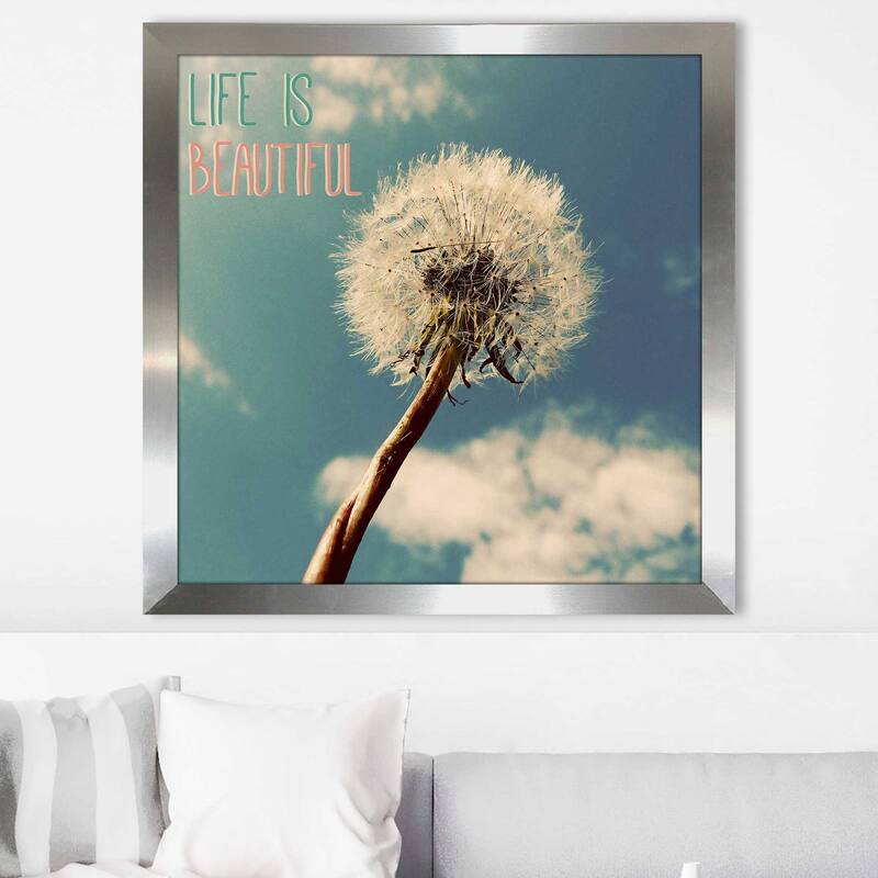 "Life is Beautiful (Square)" Print on Acrylic