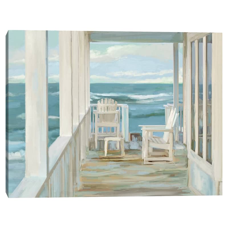 Oceanfront by Studio Arts Canvas Art Print