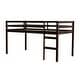 preview thumbnail 15 of 15, Wooden Low Height Twin Size Loft Bed with Ladder,Strengthened Slats for Bedroom