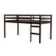 preview thumbnail 45 of 45, Wooden Low Height Twin Size Loft Bed with Ladder,Strengthened Slats