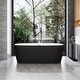 preview thumbnail 4 of 17, London Freestanding Acrylic Soaking Bathtub