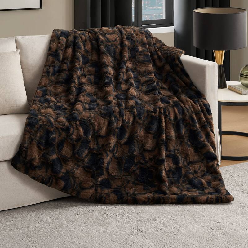 Nine West Faux Throw Blanket