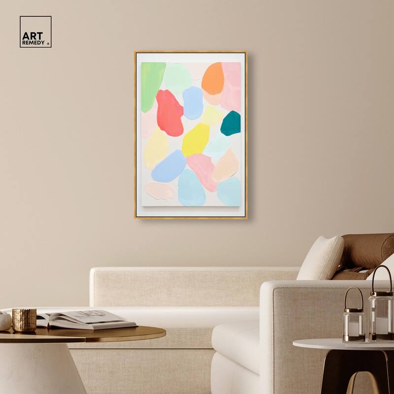 Sorbet Smudges II Canvas by Art Remedy