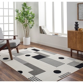 Pisa Transitional Abstract Area Rug