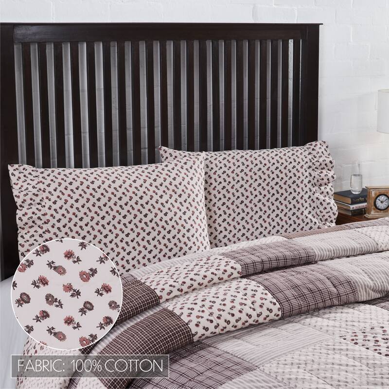 Florette Ruffled Pillow Case Set by VHC