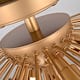Lorena Sputnik Shiny Bronze Metal Flush Mount with 5 Lights