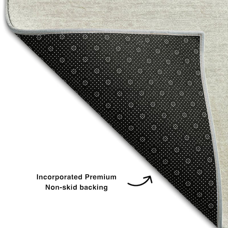 Premium Washable Super Soft Solid Ombre Mayfield Rug