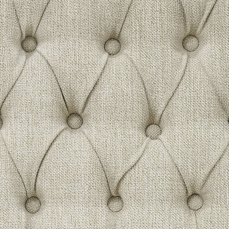 Madison Park Roan Linen Button Tufted Wing Chair