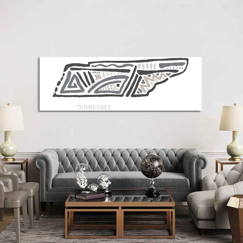 iCanvas "Tennessee" by Statement Goods Canvas Print