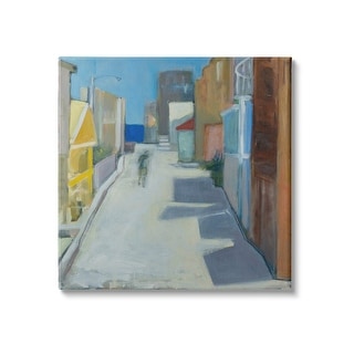 Stupell Abstract Figure Walking Empty City Streets Contemporary 