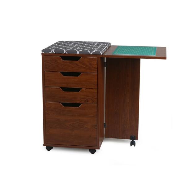 Shop Kangaroo Sewing Furniture Wallaby Ii Cabinet Teak With Free Kiwi Not Available Overstock 6504683