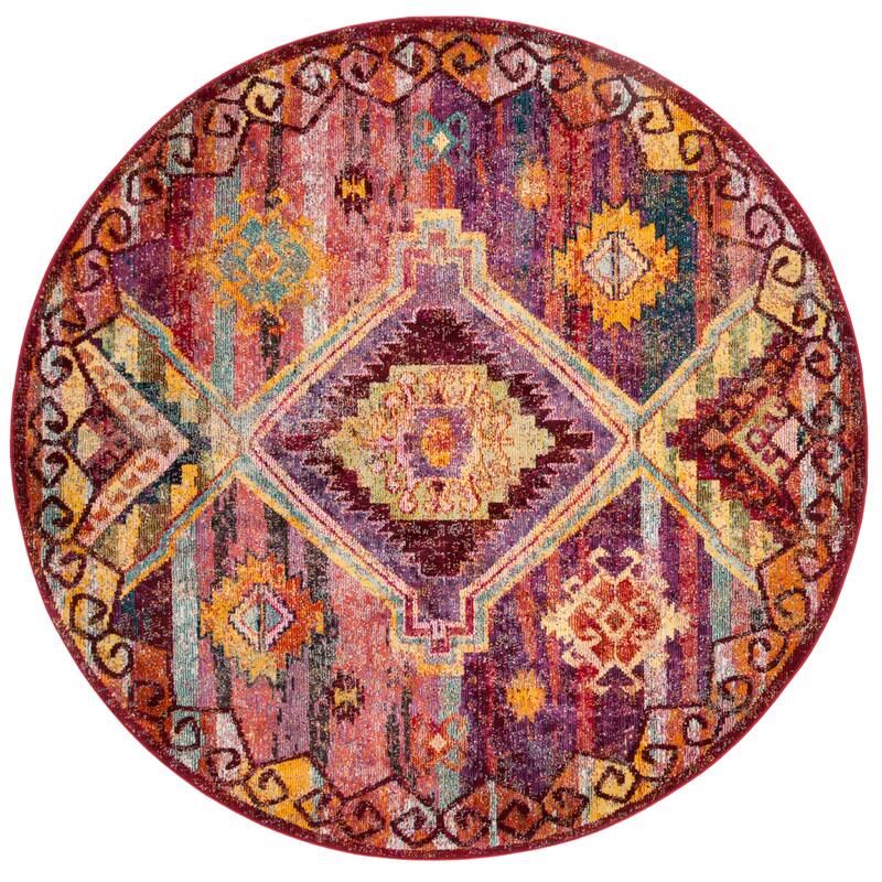 SAFAVIEH Savannah Kokkie Boho Oriental Polyester Rug