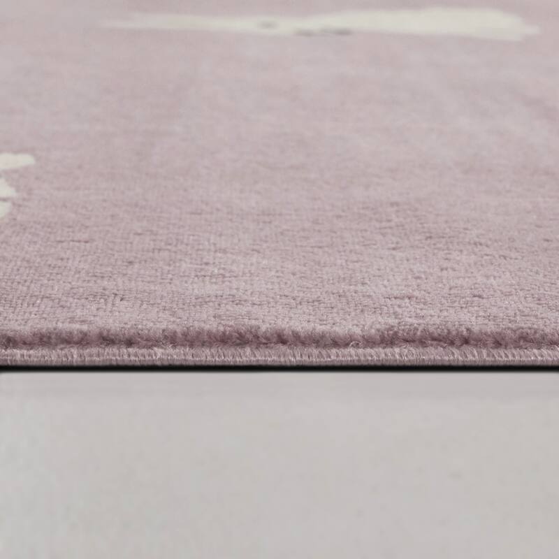 Mod-Tod Hop Kids Rabbit Area Rug