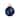 Pearl Glass Christmas Ball Ornaments 3.25" 80mm Midnight Blue 8ct
