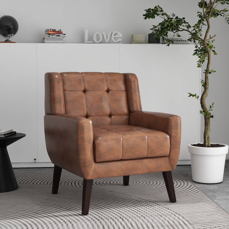 Tufted Arm Chair Upholstered Lounge Chair