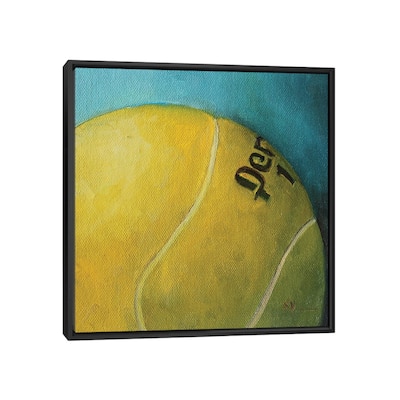 iCanvas "Tennis Ball" by Kristine Kainer Framed