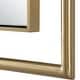 preview thumbnail 5 of 4, Uttermost It's All Connected Rectangle Brass Mirror - 40"H x 30"W x 1" D