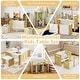 preview thumbnail 19 of 18, Gymax Kids Table & Chair Set 3-Piese Toddler Set w/2 Stools & Activity