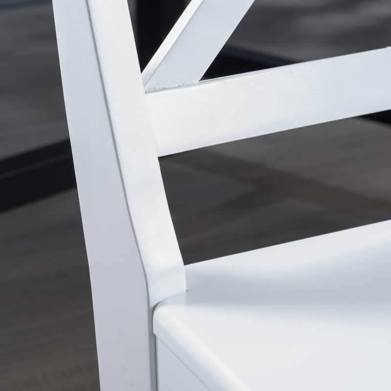 White Family Party Dining Chairs Vintage Country Dining Chairs