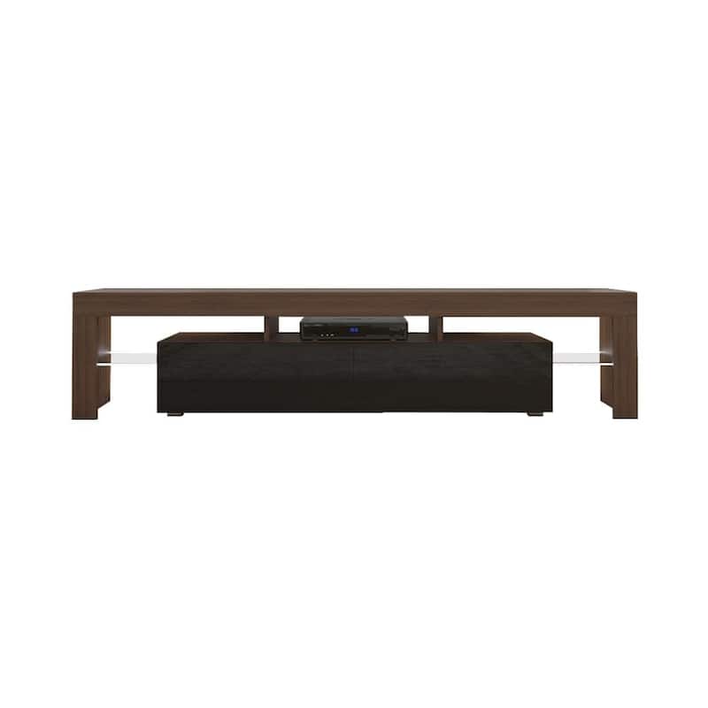 Milano 200 Modern 79-inch TV Stand with 16 Color LEDs