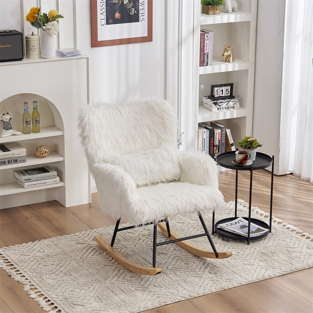 Rocking chair on carpet deals