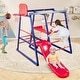 preview thumbnail 6 of 7, Gymax 7-In-1 Kids Indoor Playground w/ Slide Climbing Net Crowling