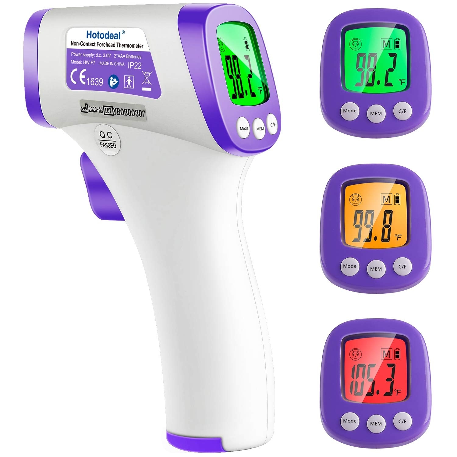 Non-Contact Forehead Thermometer for Adults, Kids, Baby Infrared Forehead  Thermometer Accurate Instant Readings No Touch - Bed Bath & Beyond -  32678904