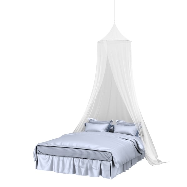Mosquito Repelling Net for Beds, Hammocks, and Cribs - Insect Protection Hanging Canopy for Camping with Large Screen Opening. Opens flyout.