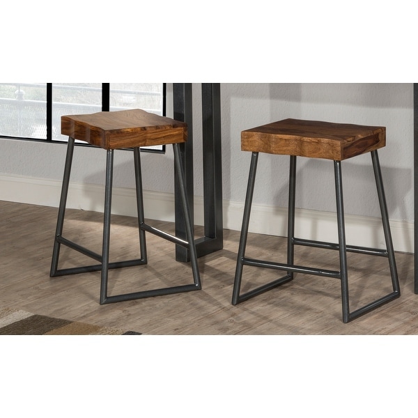 Backless Square Seat Stool Furniture Counter Dining Living Room Lounge Armless 