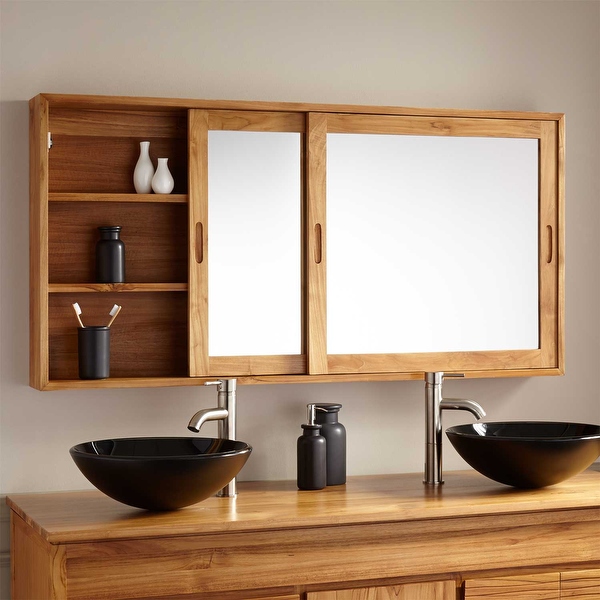 Wulan teak medicine cabinet sale